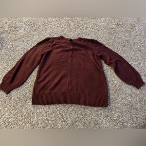 Liz Claiborne, large, brownish red sweater